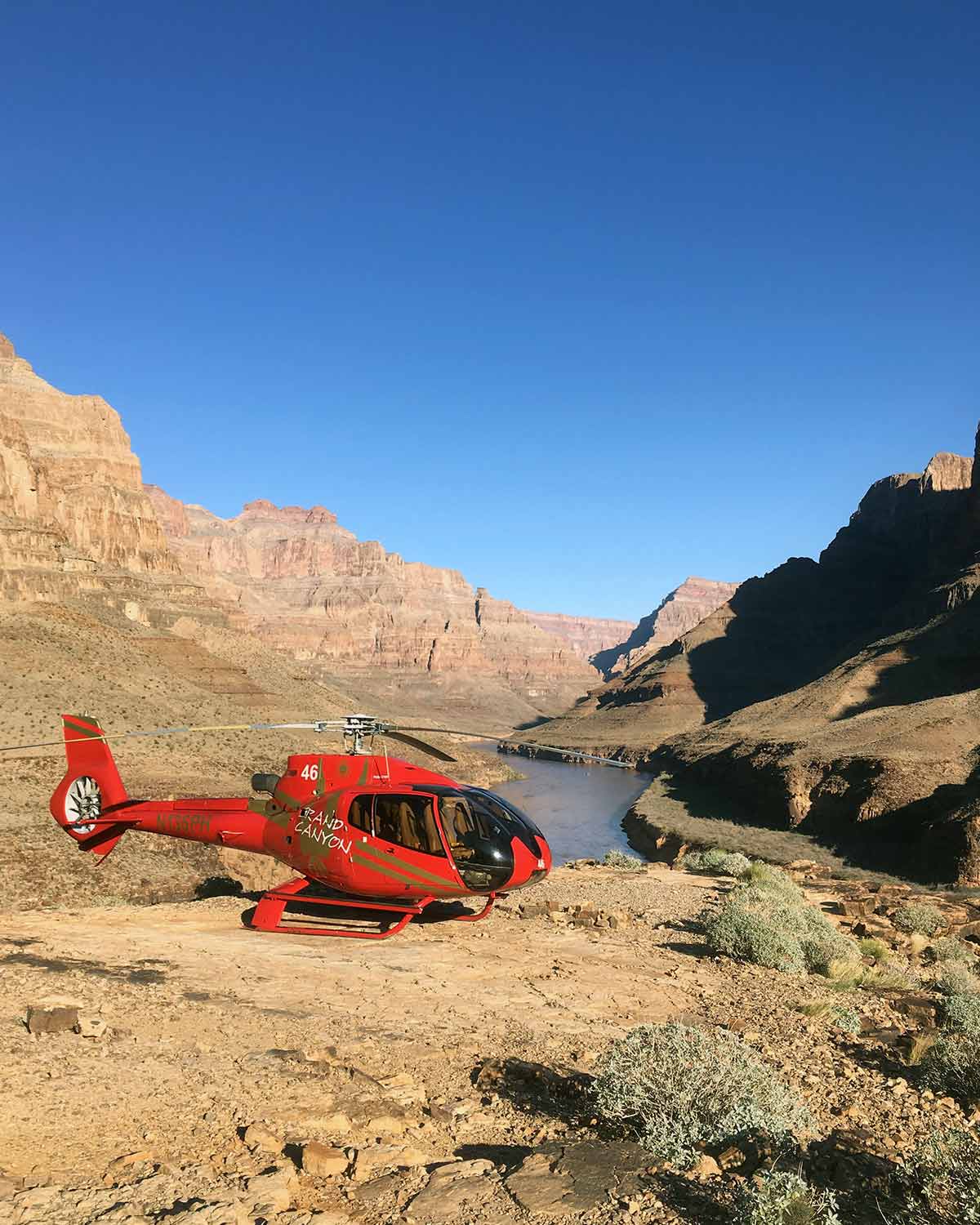 Helikoptertur över Grand Canyon